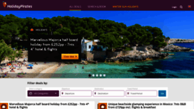What Holidaypirates.com website looked like in 2019 (5 years ago)