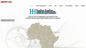 What Hahn.co.za website looked like in 2019 (5 years ago)