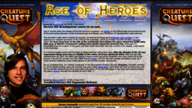What Heroesofmightandmagic.com website looked like in 2019 (5 years ago)