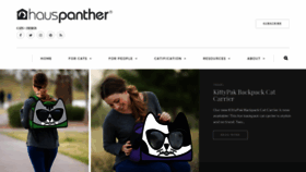 What Hauspanther.com website looked like in 2019 (5 years ago)