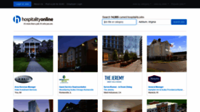 What Hospitalityonline.com website looked like in 2019 (6 years ago)