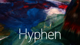 What Hyphenweb.com website looked like in 2019 (5 years ago)