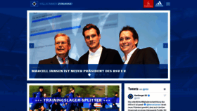What Hsv.de website looked like in 2019 (5 years ago)
