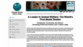 What Humanesocietysiliconvalley.onlinepresskit247.com website looked like in 2019 (5 years ago)