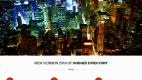 What Hodges-directory.us website looked like in 2019 (5 years ago)