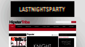 What Hipster-tribe.com website looked like in 2019 (5 years ago)