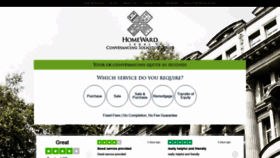 What Homewardlegal.co.uk website looked like in 2019 (5 years ago)