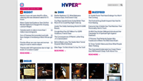 What Hvper.com website looked like in 2019 (5 years ago)