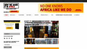 What Howwemadeitinafrica.com website looked like in 2019 (5 years ago)
