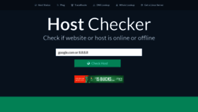 What Hostchecker.net website looked like in 2019 (7 years ago)