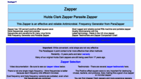 What Huldaclarkparazapper.com website looked like in 2019 (5 years ago)