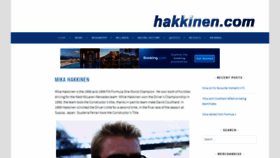 What Hakkinen.com website looked like in 2019 (5 years ago)
