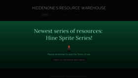 What Hiddenone-sprites.com website looked like in 2019 (5 years ago)