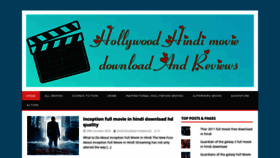 What Hollywoodhindi.com website looked like in 2019 (5 years ago)