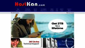 What Hostkan.com website looked like in 2019 (5 years ago)