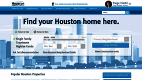 What Houstonproperties.com website looked like in 2019 (5 years ago)