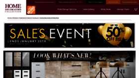 What Homedecoratorscabinetry.homedepot.com website looked like in 2019 (5 years ago)