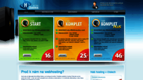 What Hosting-zdarma.cz website looked like in 2019 (5 years ago)