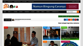 What Harianblora.com website looked like in 2019 (5 years ago)