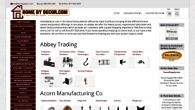 What Homebydecor.com website looked like in 2019 (6 years ago)