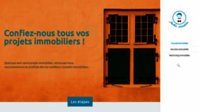What Hestiaimmobilier.fr website looked like in 2019 (5 years ago)
