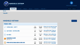 What Handheld.com.vn website looked like in 2019 (7 years ago)
