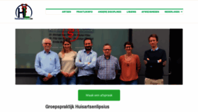 What Huisartsenlipsius.be website looked like in 2019 (5 years ago)
