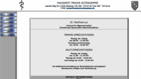 What Hausaerzte-altengamme.de website looked like in 2019 (5 years ago)
