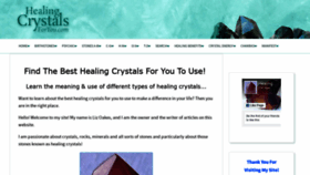 What Healing-crystals-for-you.com website looked like in 2019 (5 years ago)