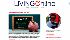 What Howimakealivingonline.net website looked like in 2019 (5 years ago)