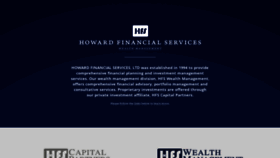 What Howardfs.com website looked like in 2019 (5 years ago)