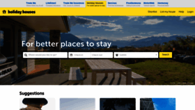 What Holidayhouses.co.nz website looked like in 2019 (5 years ago)