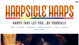 What Harpsicleharps.com website looked like in 2019 (5 years ago)