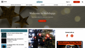 What Holidappy.com website looked like in 2019 (5 years ago)