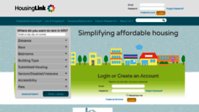 What Housinglink.org website looked like in 2019 (5 years ago)