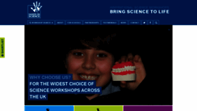 What Hands-on-science.co.uk website looked like in 2019 (5 years ago)