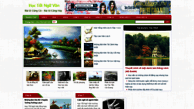 What Hoctotnguvan.net website looked like in 2019 (6 years ago)