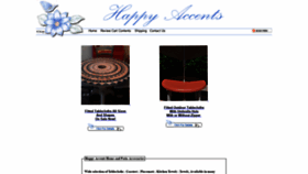 What Happyaccents.com website looked like in 2019 (5 years ago)