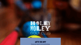 What Holeymoley.com.au website looked like in 2019 (5 years ago)