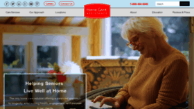 What Homecareassistance.com website looked like in 2019 (5 years ago)