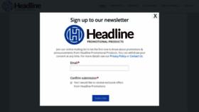 What Headlinepromotions.ca website looked like in 2019 (5 years ago)