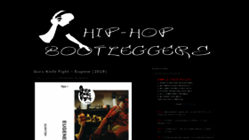 What Hiphopbootleggers.net website looked like in 2019 (5 years ago)