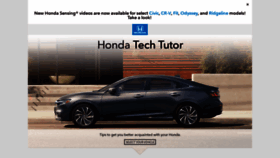What Hondatechtutor.com website looked like in 2019 (5 years ago)
