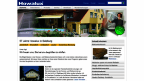 What Howalux.at website looked like in 2019 (5 years ago)