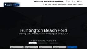What Huntingtonbeachford.com website looked like in 2019 (5 years ago)
