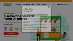 What Healthyhempoil.com website looked like in 2019 (5 years ago)
