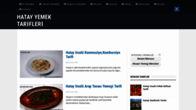 What Hatayyemektarifleri.com website looked like in 2019 (5 years ago)