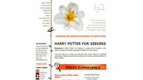 What Harrypotterforseekers.com website looked like in 2019 (5 years ago)