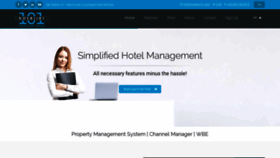 What Hotelier101.com website looked like in 2019 (5 years ago)