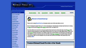 What Hotmail-email.org website looked like in 2019 (5 years ago)